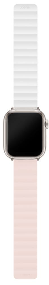 Ремешок для умных часов uBear Mode для Apple Watch 38|40|41 mm силиконовый Розовый/бежевый (WB11RB01SM-AW) 0400-2407 Mode для Apple Watch 38|40|41 mm силиконовый Розовый/бежевый (WB11RB01SM-AW) - фото 3