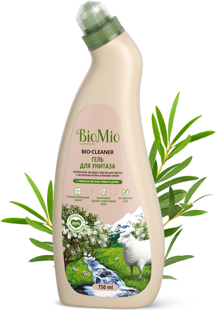 Чистящее средство для унитаза BioMio Bio-Toilet Cleaner чайное дерево ЭКО 750мл 7000-3064 - фото 1