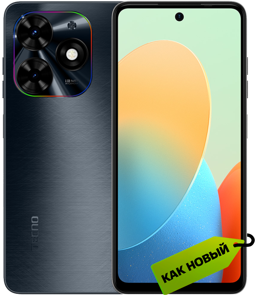 

Смартфон TECNO, Spark Go 2024 4/128 Гб Черный «Как новый»