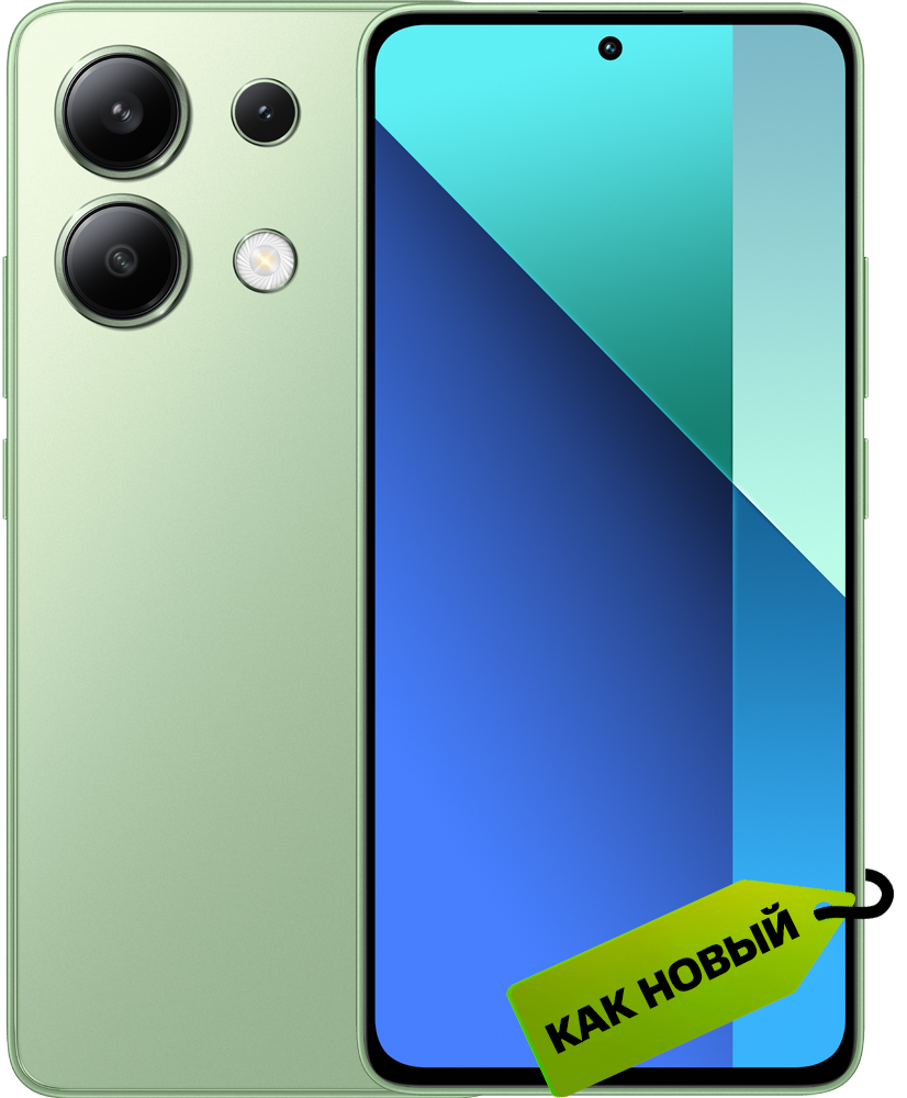 

Смартфон Xiaomi, Redmi Note 13 8/128 Гб Мятный зеленый "Как новый"