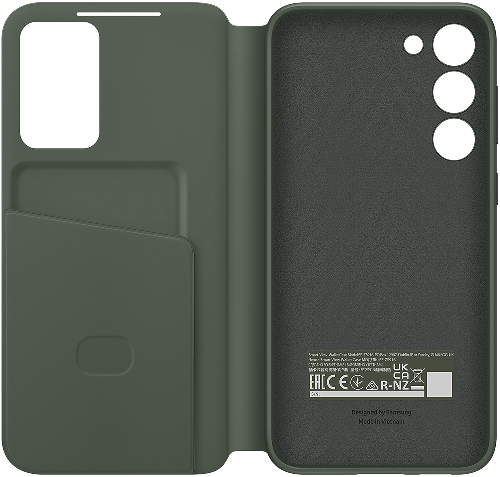 Чехол-книжка Samsung Galaxy S23+ Smart View Wallet Case Зеленый (EF-ZS916CGEGRU) 0319-0968 Galaxy S23+ Smart View Wallet Case Зеленый (EF-ZS916CGEGRU) Galaxy S23 Plus - фото 3