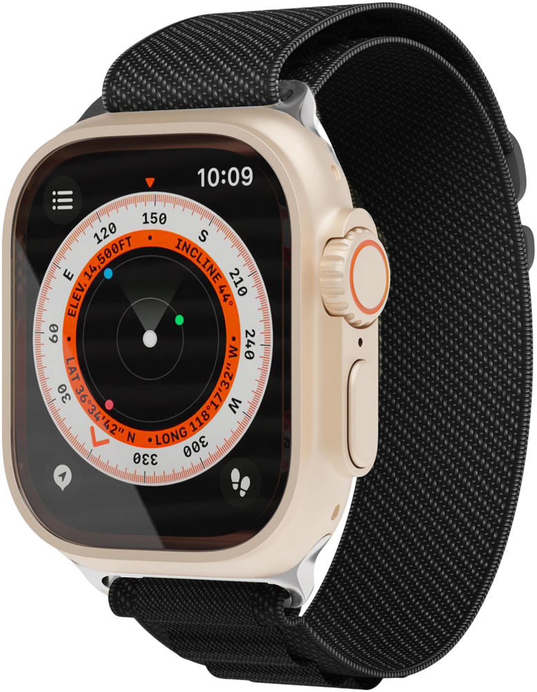 Ремешок для умных часов VLP ремешок нейлоновый eva для apple watch 38 40mm красный ava009br