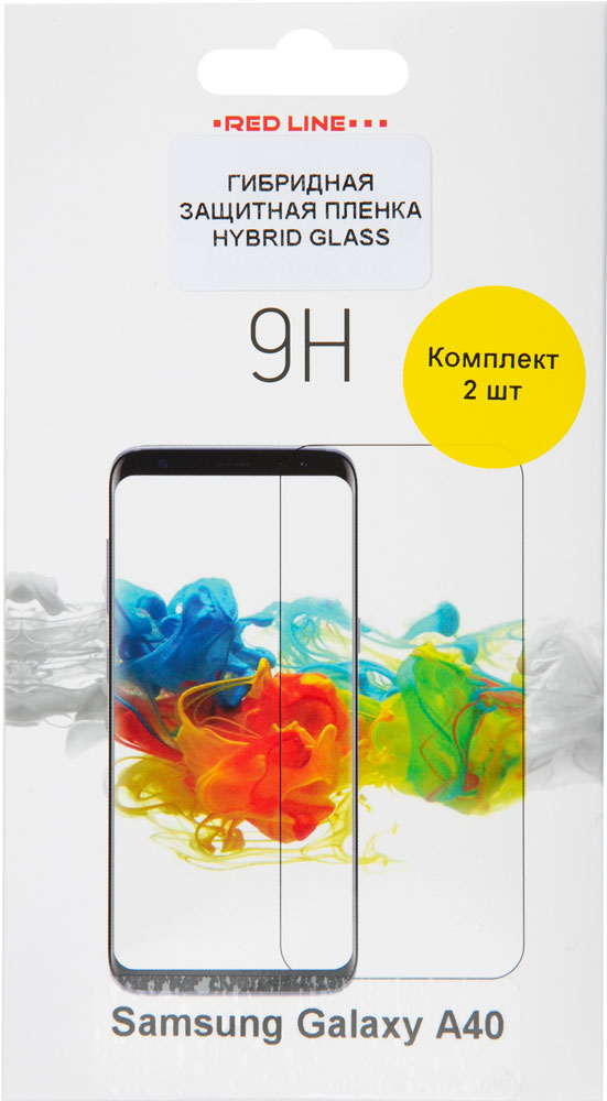 

Стекло защитное RedLine, Samsung Galaxy A40 Hybrid прозрачная 2 шт