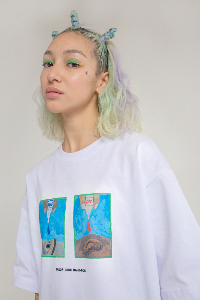 

Футболка МТС Live, "Кис-Кис, Смотри и слушай" белая S