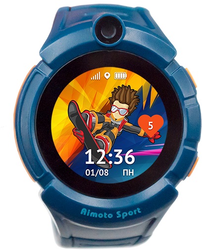 Детские часы Кнопка Жизни Aimoto Sport Blue 0200-1572 - фото 4