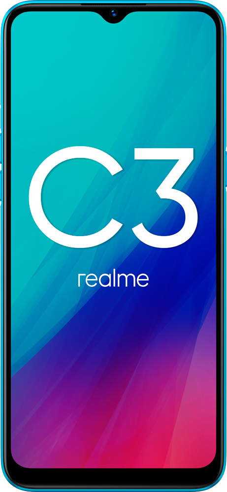 Смартфон Realme C3 3/32Gb (NFC) Blue 0101-7285 C3 3/32Gb (NFC) Blue - фото 2