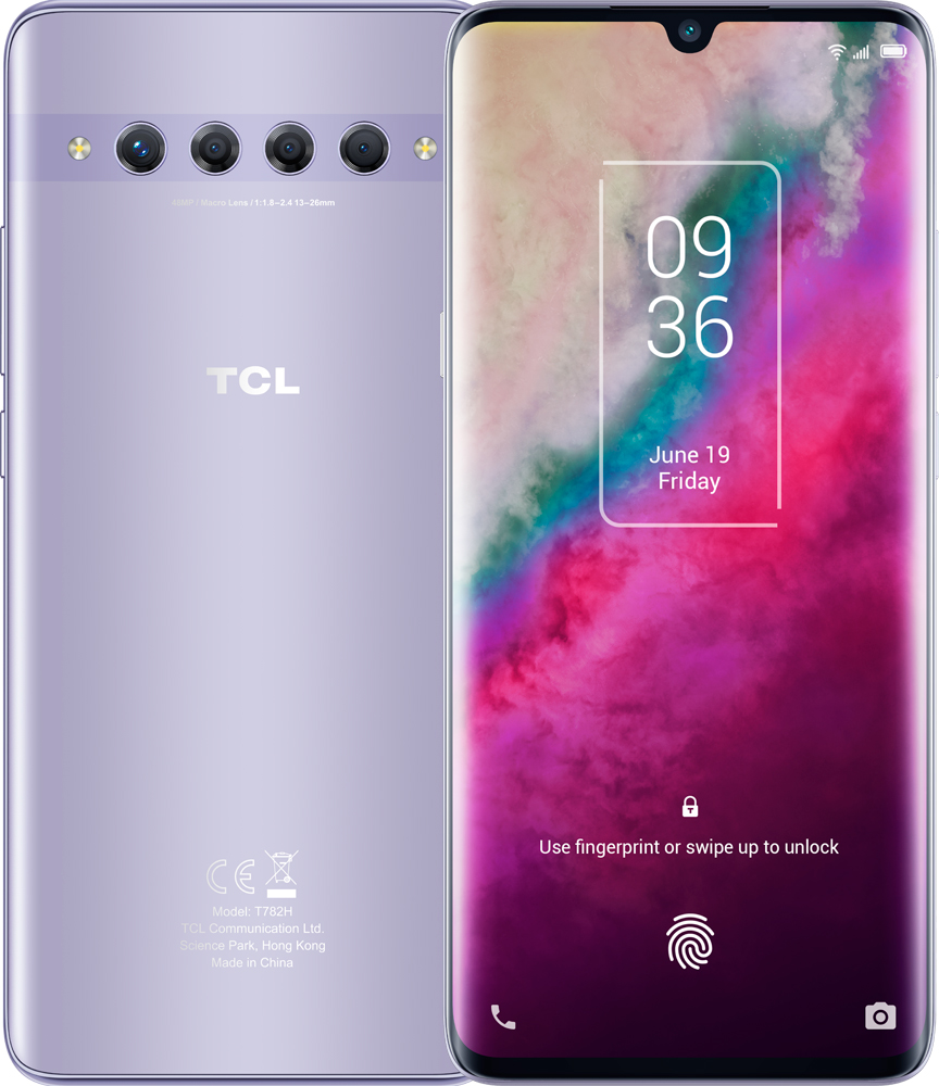 Смартфон TCL 10 Plus 8/256Gb Starlight Silver
