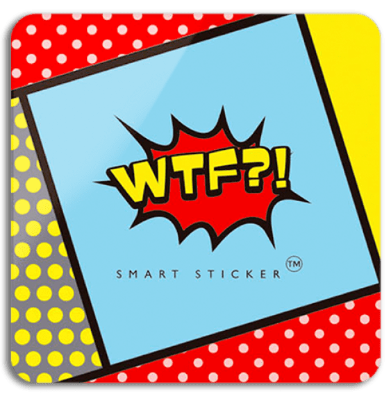 Держатель наклейка WTF Smart Sticker универсальный логотип (log01) 7000-0343 Smart Sticker универсальный логотип (log01) - фото 2