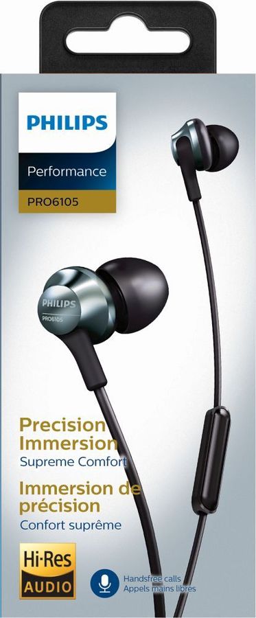 Наушники с микрофоном Philips PRO6105 Black 0406-1217 PRO6105BK - фото 3