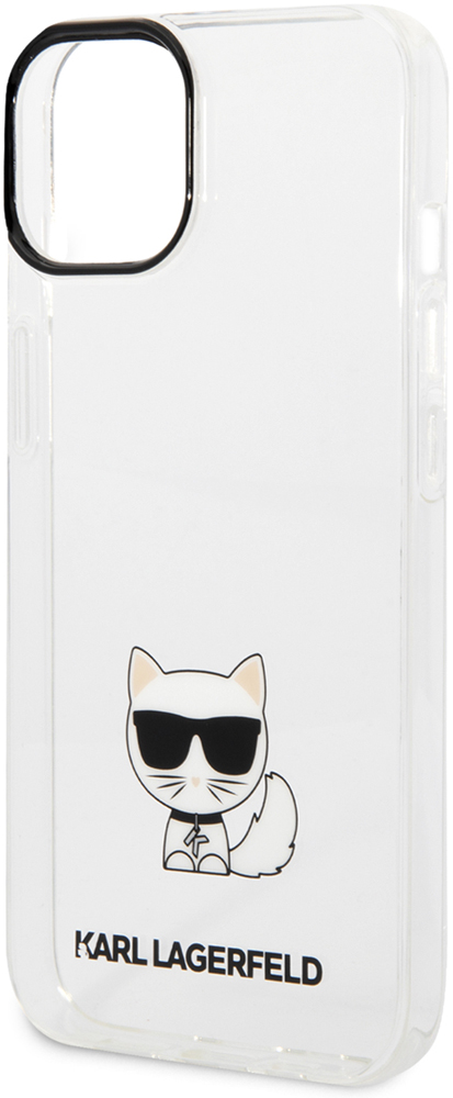 Чехол-накладка Karl Lagerfeld противоударная пластиковая накладка uag plasma для iphone 14 plus затемненная