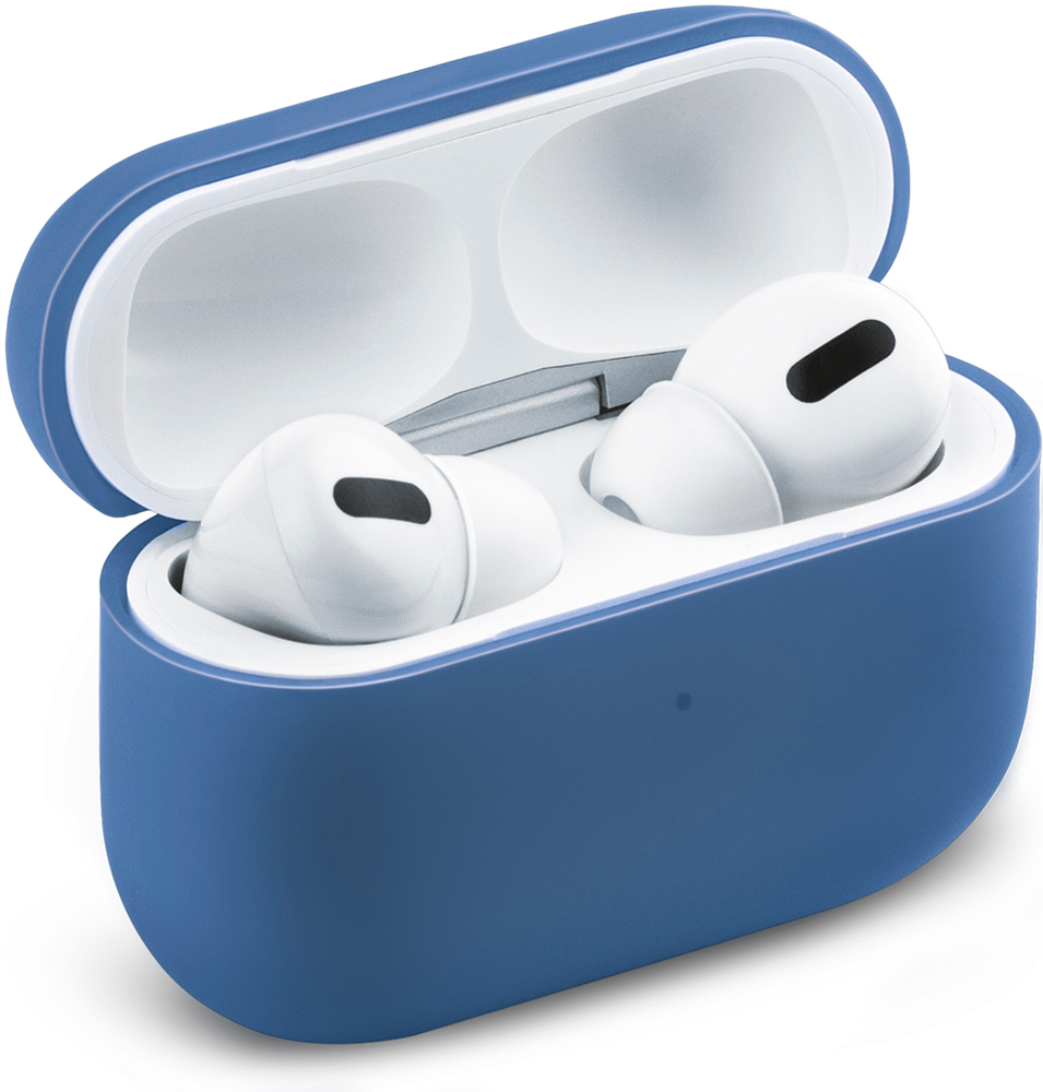 Чехол Akai EC-202SBL для AirPods Pro пластиковый Blue