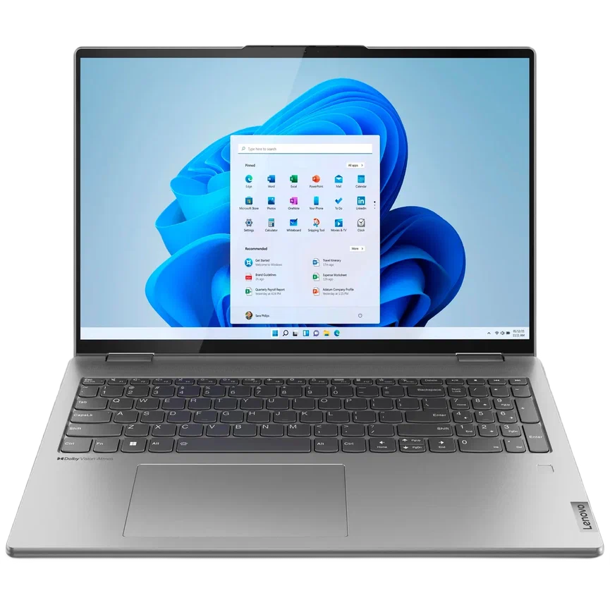 

Ноутбук Lenovo, Yoga 7 16IAP7 16" Intel Core i5 1240P 16Gb/512Gb Win11Home Серый (82QG003HRU)