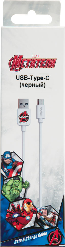 

Дата-кабель RedLine, USB-Type-C Marvel Black