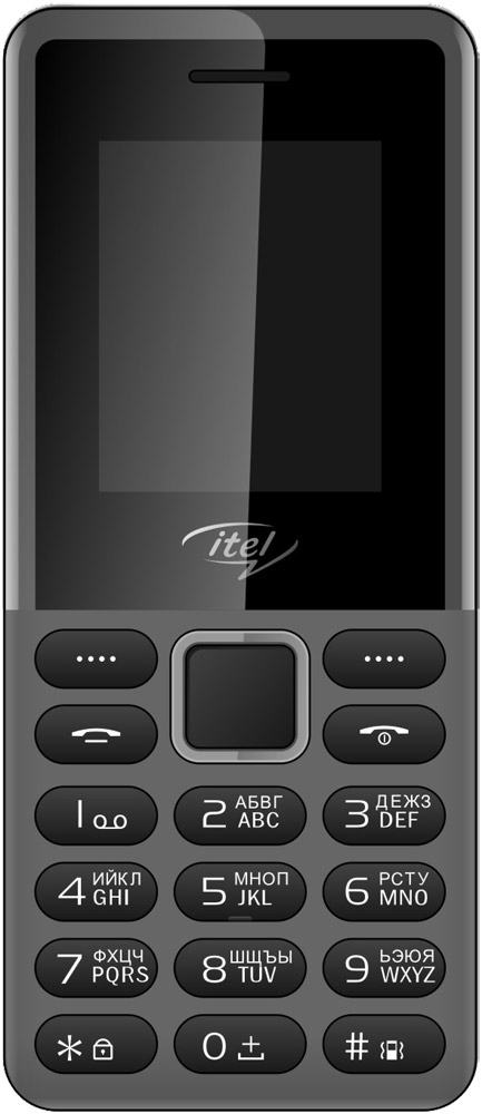 Мобильный телефон Itel IT2161R Dual sim Grey 0101-6580 - фото 1