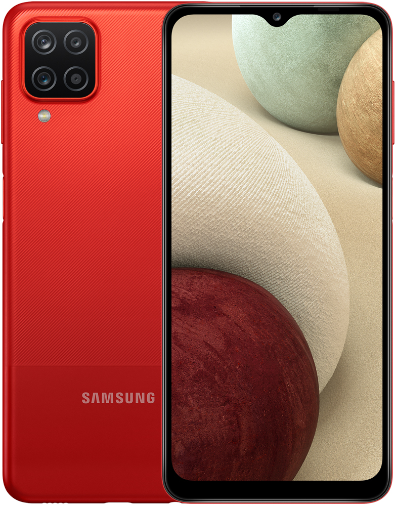 Смартфон Samsung A127 Galaxy A12 3/32Gb Red 0101-7711 SM-A127FZRUSER A127 Galaxy A12 3/32Gb Red - фото 1