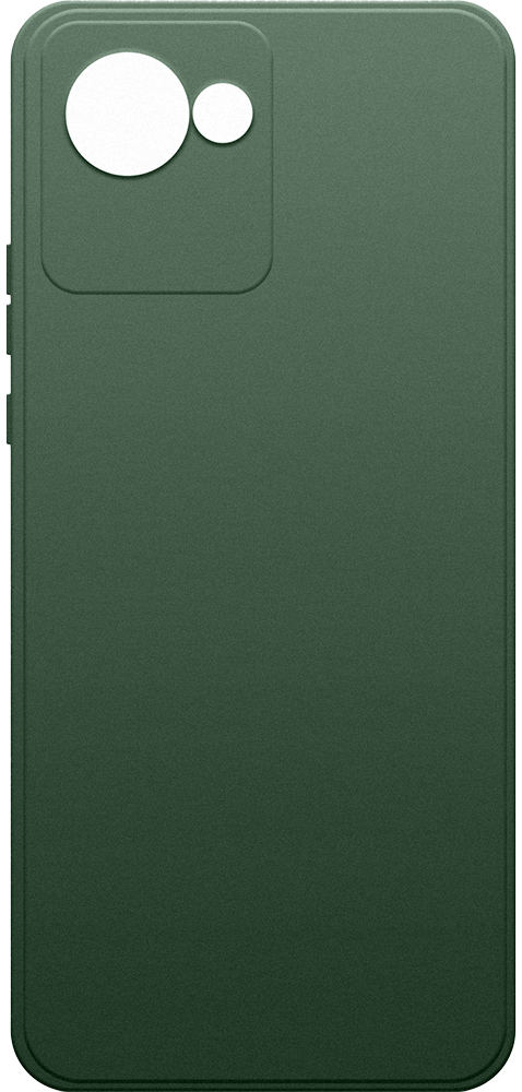 Чехол-накладка Borasco Realme C30 Microfiber Зеленый чехол mypads fiat фиат мужской для realme gt neo3t задняя панель накладка бампер