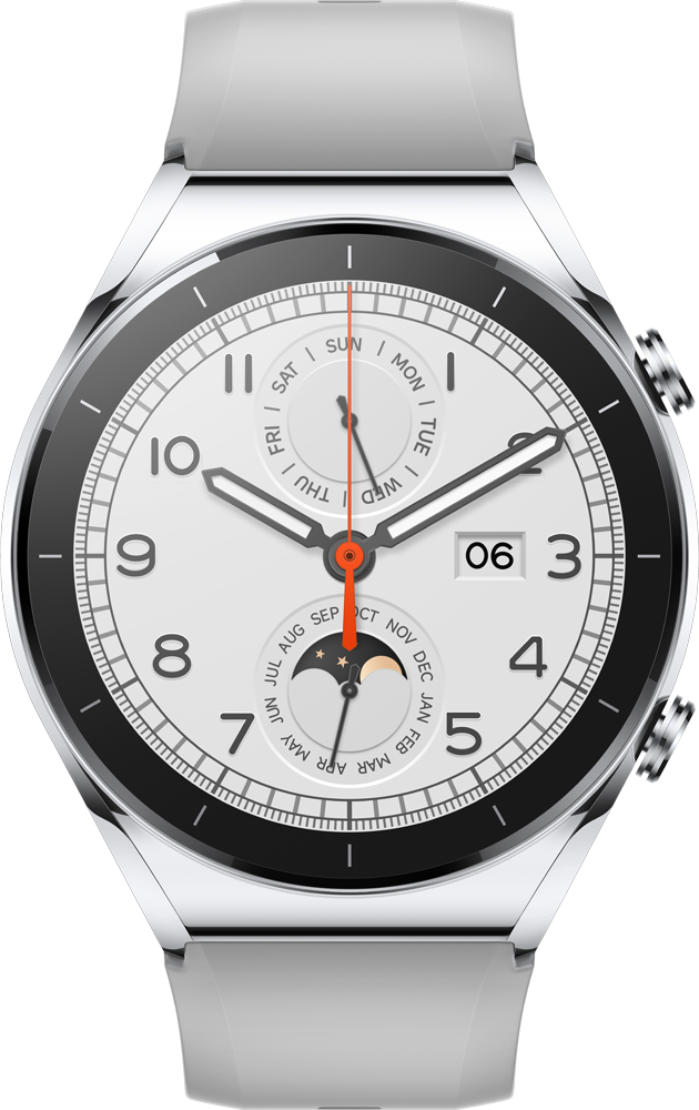 Часы Xiaomi Watch S1 GL Серебряные 0200-3065 - фото 2