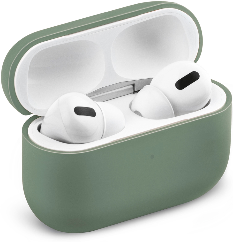 Чехол Akai EC-202SGN для AirPods Pro пластиковый Green