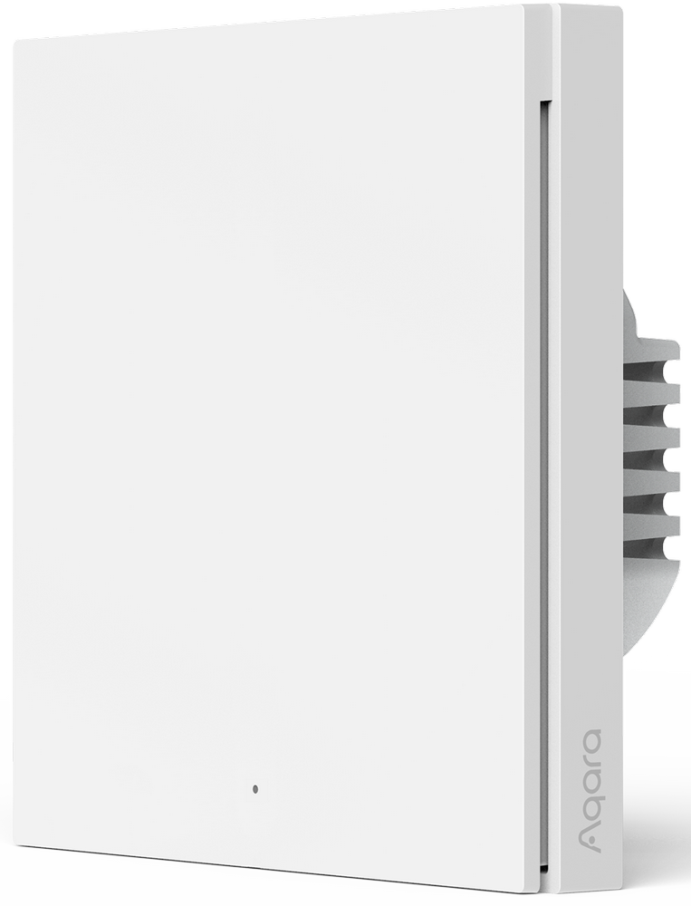 Умный выключатель Aqara выключатель одноклавишный aqara smart wall switch h1 с нейтралью ru ws euk03