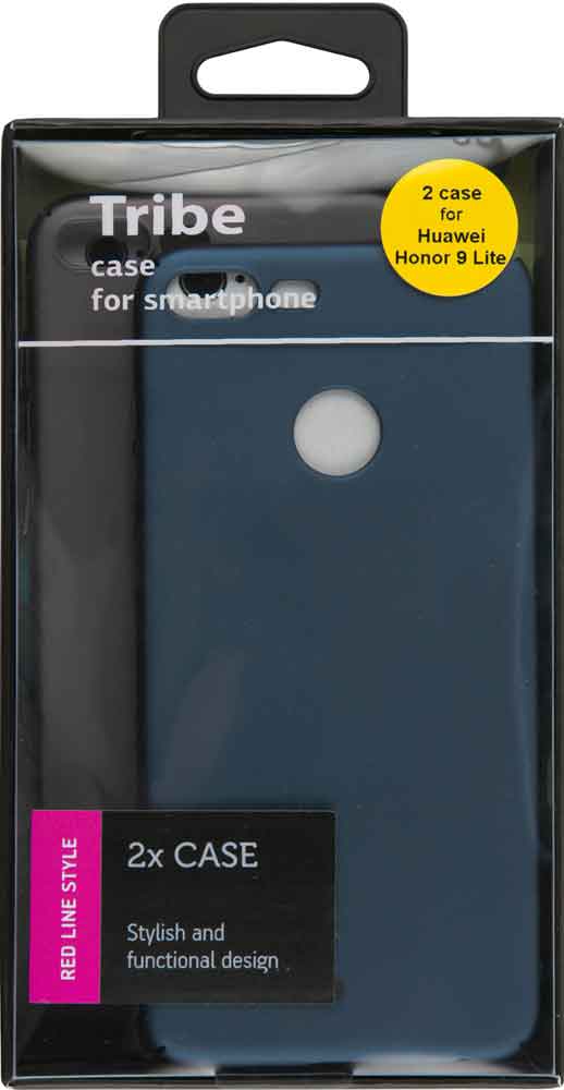 

Набор чехлов Tribe Honor 9 Lite пластик+пластик Black/Blue, Honor 9 Lite пластик+пластик Black/Blue