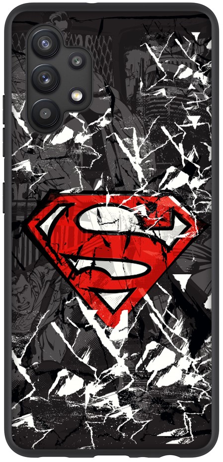Клип-кейс Deppa Samsung Galaxy A32 DC Comics Superman 04 logo клип кейс deppa samsung galaxy a9 2018 tpu прозрачный