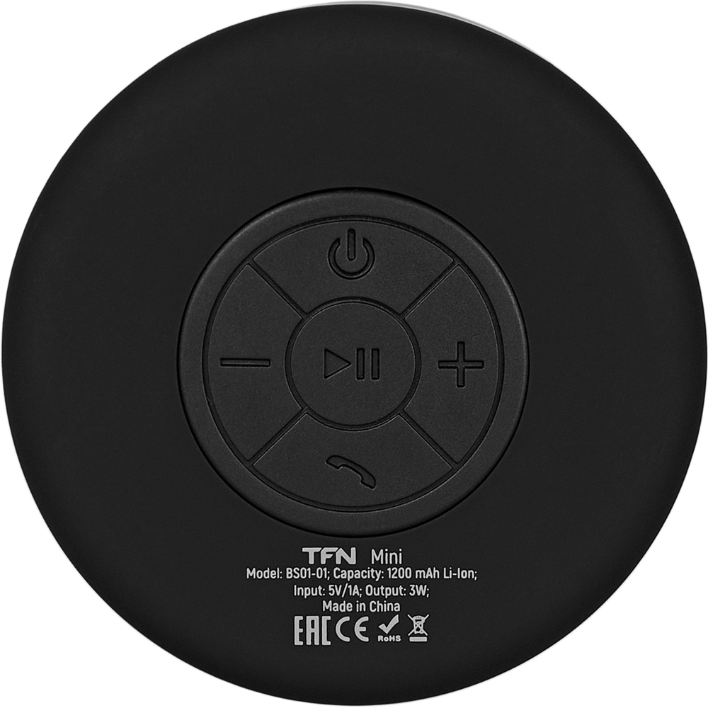 Портативная акустическая система TFN Mini Черная 0406-1831 - фото 3
