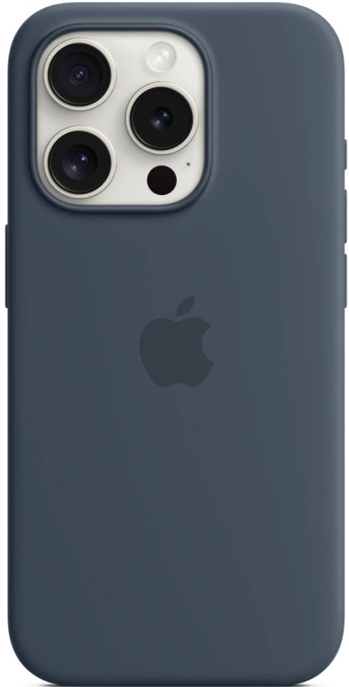 Чехол-накладка Apple iPhone 15 Pro Max Silicone Case with MagSafe Штормовой синий 3100-0073 iPhone 15 Pro Max - фото 3