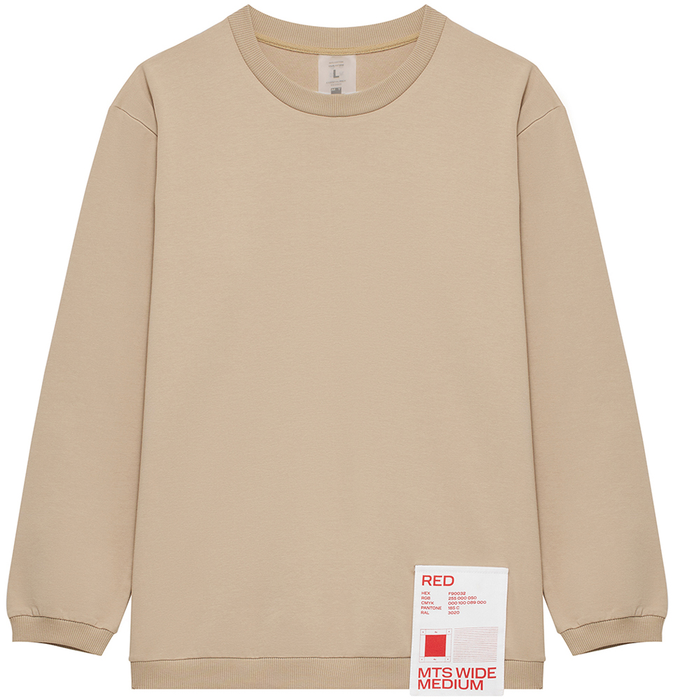 

Лонгслив Red Square оверсайз Светло-коричневый размер 2XL, Red Square оверсайз Светло-коричневый размер 2XL