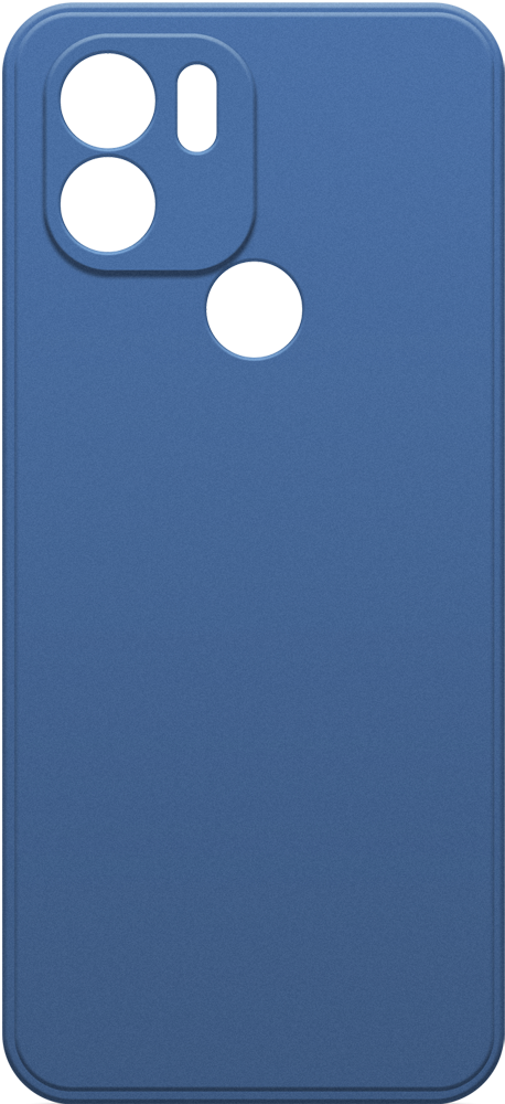 Чехол-накладка Borasco Xiaomi Redmi A1+ Microfiber Синий чехол mypads черно белая летающая тарелка для xiaomi redmi a1 задняя панель накладка бампер