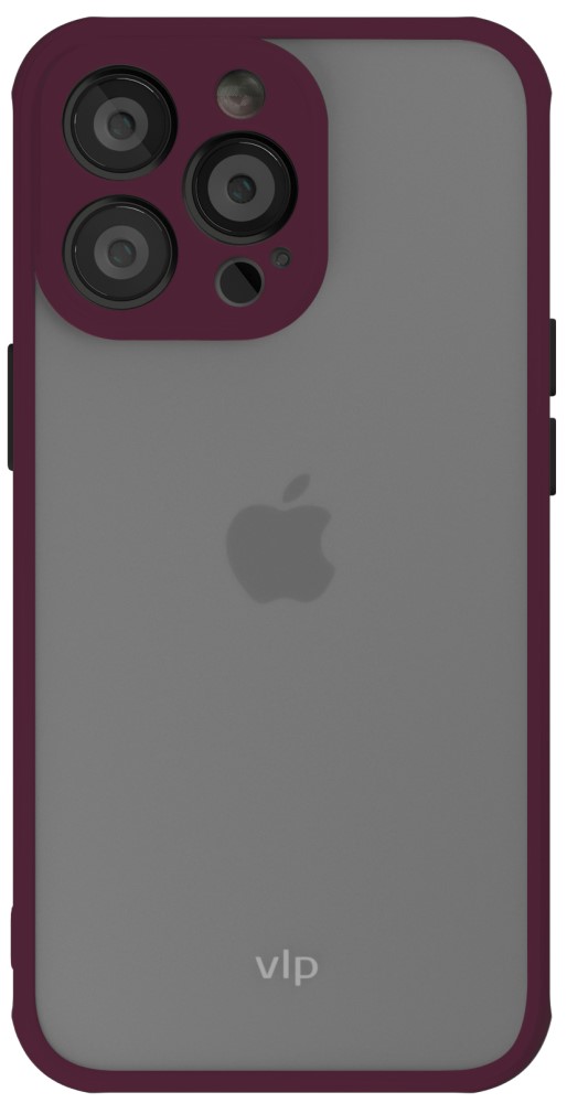 Клип-кейс VLP iPhone 13 Pro Matte Case Marsala чехол для iphone 13 promax кейс для айфон 13 промакс накладка на iphone 13 pro max vlp