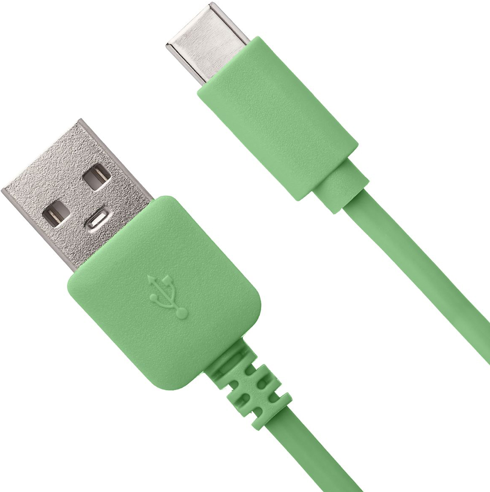 Дата-кабель PrimeLine 7241 USB Type-C 1м зеленый 0307-0773 - фото 1