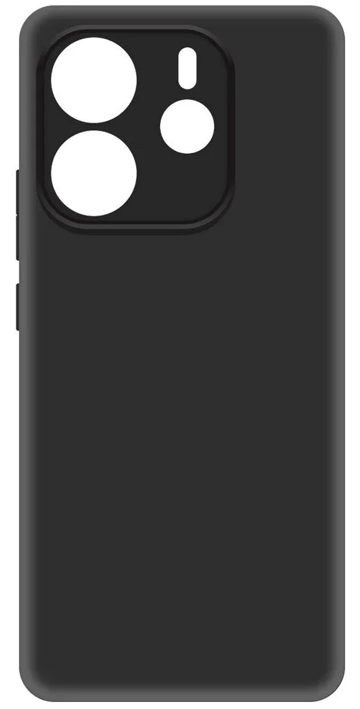 

Чехол-накладка Krutoff, Silicone Case для Xiaomi REDMI Note 14 4G Черный