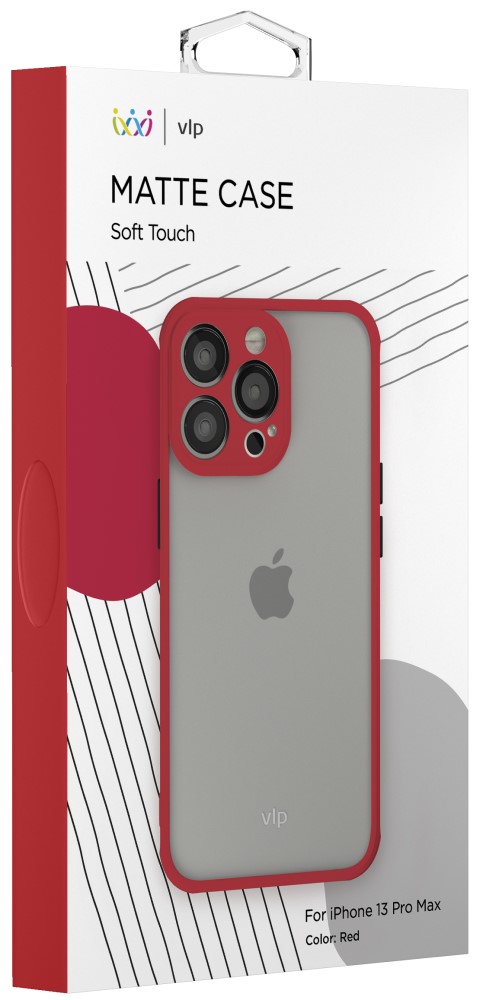 Клип-кейс VLP iPhone 13 Pro Max Matte Case Red 0313-9944 - фото 2