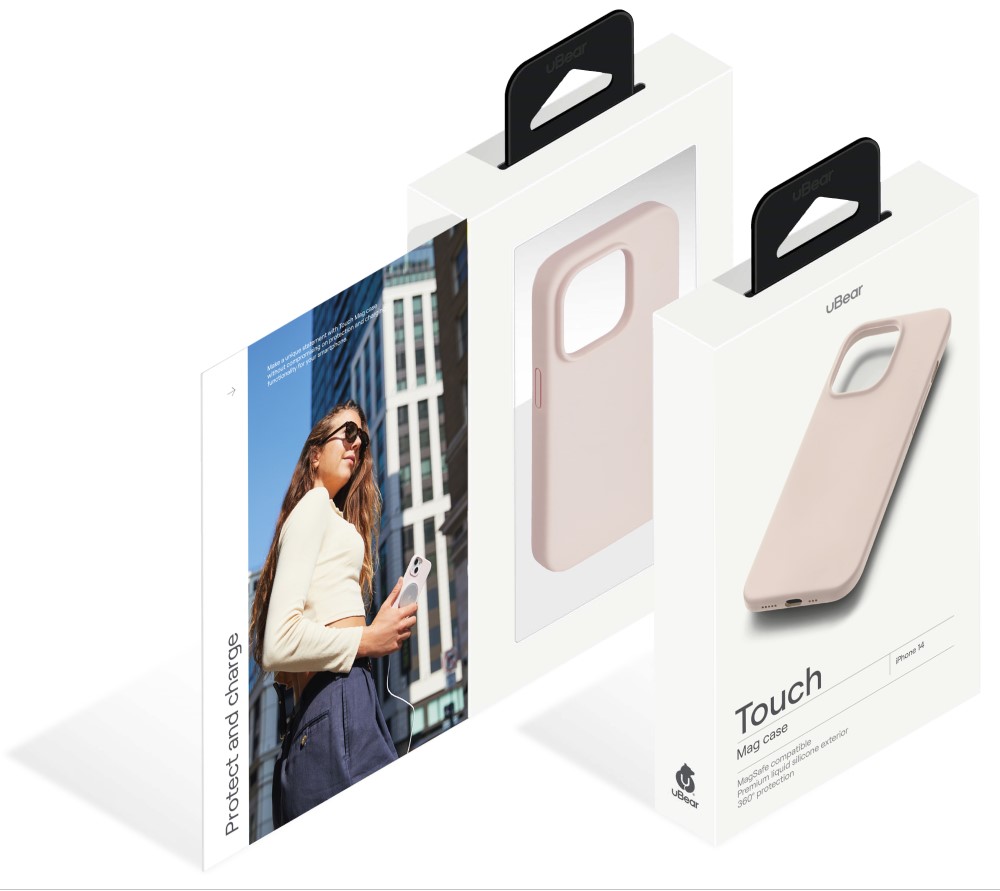 Чехол-накладка uBear Touch Mag Case для iPhone 14 MagSafe Розовый (CS197LR61TH-I22) 0319-0579 CS197LR61TH-I22M Touch Mag Case для iPhone 14 MagSafe Розовый (CS197LR61TH-I22) - фото 9
