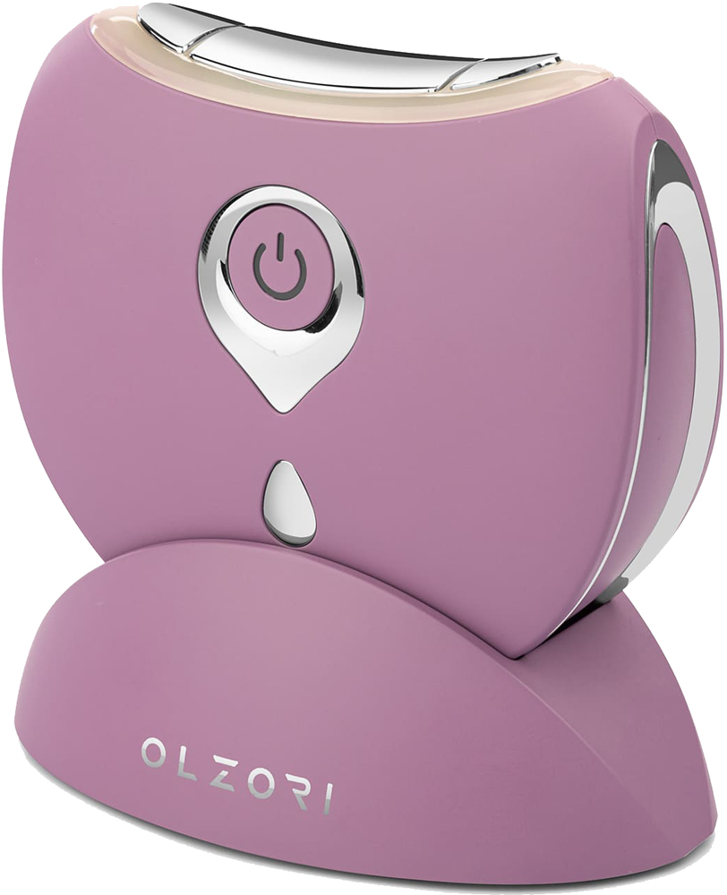 Электрический массажер для лица и шеи OLZORI D-Lift Pro 5 в 1 Фиолетовый