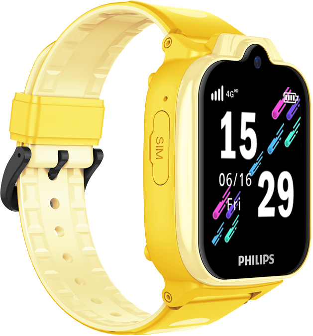 Детские часы Philips 4G W6610 Желтые 0200-3835 - фото 2