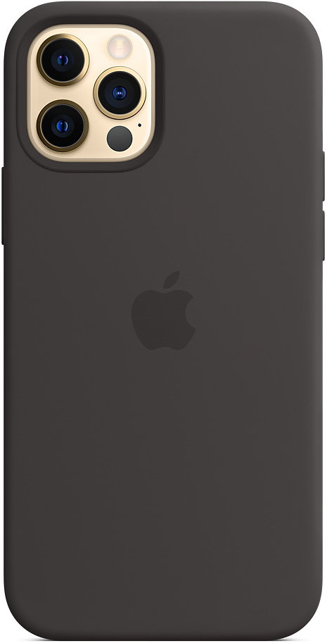 Клип-кейс Apple iPhone 12/12 Pro MagSafe силиконовый Черный (MHL73ZE/A) 0313-8775 MHL73ZE/A iPhone 12/12 Pro MagSafe силиконовый Черный (MHL73ZE/A) iPhone 12, iPhone 12 Pro - фото 2