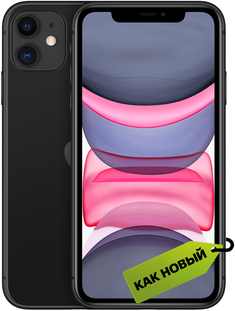 Смартфон Apple iPhone 11 128Gb Черный «Как новый» смартфон apple iphone 11 pro 64gb серебристый как новый