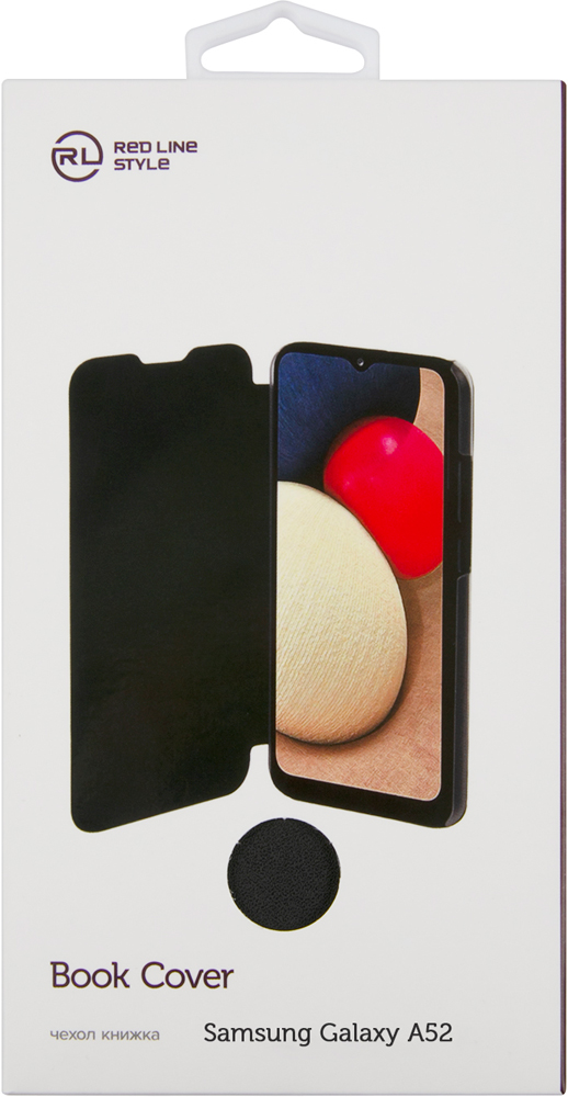 Чехол-книжка RedLine Samsung Galaxy A52 Book Cover Black 0313-8973 - фото 5