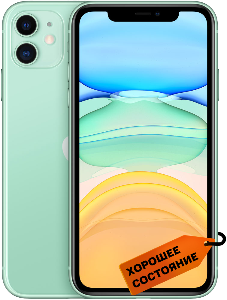 

Смартфон Apple, iPhone 11 (новая комплектация) 64Gb Зеленый «Хорошее состояние»