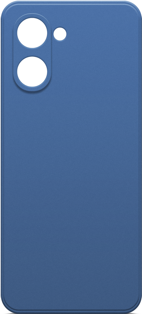 Чехол-накладка Borasco Realme C33 Microfiber Синий чехол накладка borasco realme c30 microfiber синий