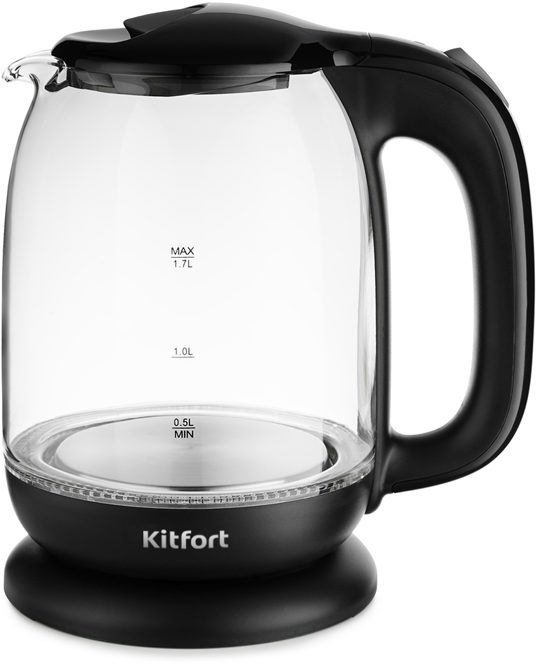 Чайник электрический Kitfort КТ-625-6 черный 7000-2874 - фото 2