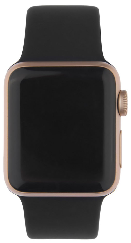 Ремешок для умных часов InterStep Sport Apple Watch 38/40мм силиконовый Black 0400-1730 Sport Apple Watch 38/40мм силиконовый Black - фото 2