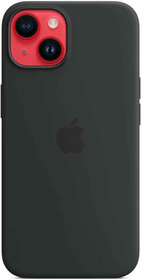Чехол-накладка Apple iPhone 14 Silicone Case with MagSafe Тёмная ночь 0319-0728 - фото 5