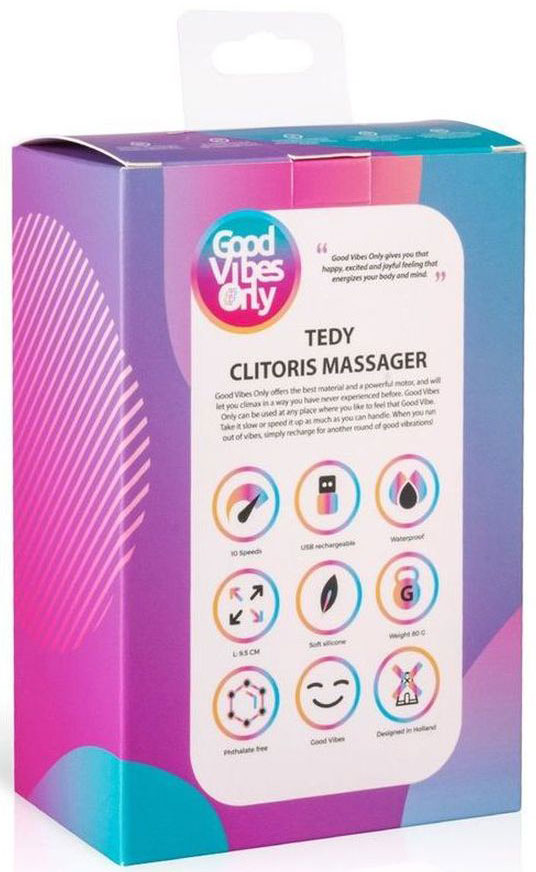 Стимулятор клитора EDC Tedy Clitoris Stimulator Фиолетовый (GVO009) 7000-1517 Tedy Clitoris Stimulator Фиолетовый (GVO009) - фото 6