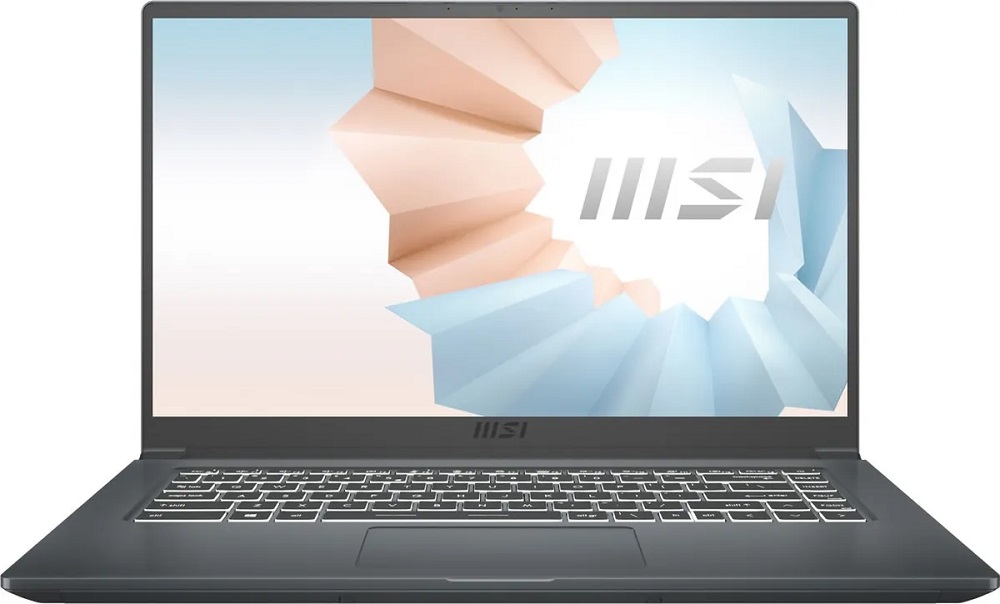 

Ноутбук MSI, Modern 15 15.6" 8/512Gb Grey (A11SBU-659XRU)