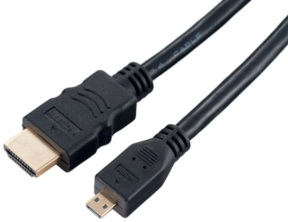 Дата-кабель Perfeo HDMI A-HDMI D 2м ver.1.4 Black переходник hdmi d hdmi a perfeo