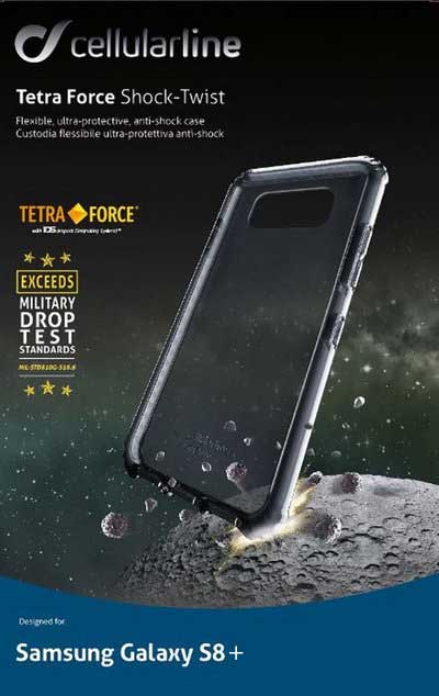 Клип-кейс Cellularline Tetra Samsung Galaxy S8 plus Black