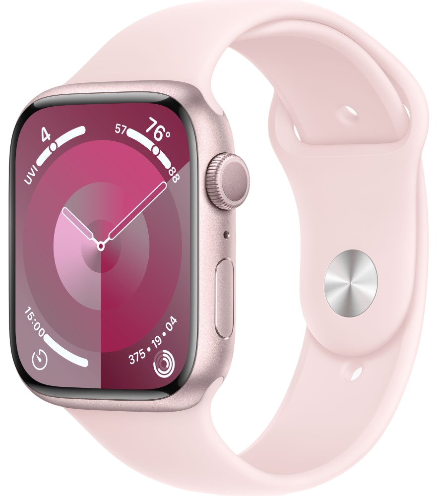 Часы Apple Watch Series 9 GPS 45мм корпус из алюминия Розовые
