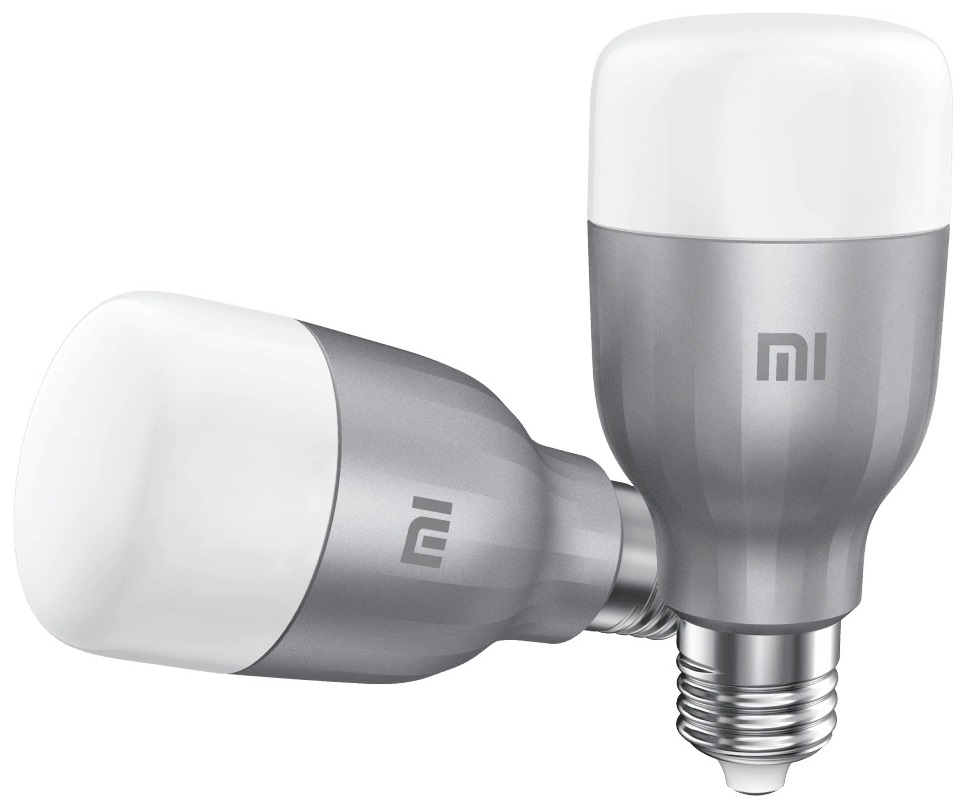 Умная лампочка Xiaomi Mi LED Smart Bulb 2шт цветная (GPX4025GL) умная лампочка xiaomi mi led smart bulb warm white xmbgdp01ylk gpx4026gl